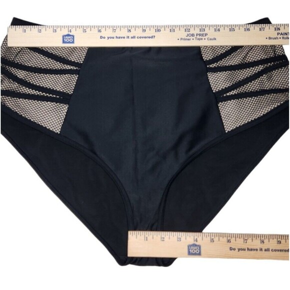 Hunter McGrady x Playful Promises Size 18 High Waisted Bikini Swim Bottoms - Picture 7 of 8